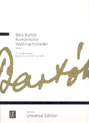 Bartok: Romanian Christmas Carols (arr. for sax quartet) - Volume 2 (Score & Set of Parts)