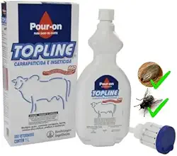Topline Pour-on Carrapaticida E Inseticida 1lt
