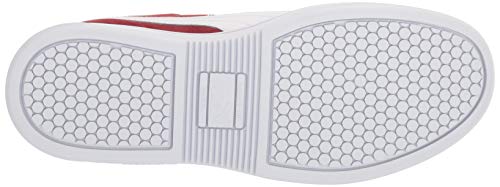 PUMA PUMA Men's Court Star Sneaker, Pomegranate White, 12 M US