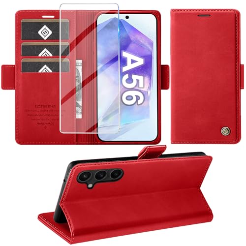 Coque Samsung Galaxy A56 5G étui portefeuille cuir PU clapet antichoc