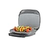 Salter EK4366 Cosmos Electric Health Grill – Non-Stick Griddle Plate & Panini Press, Large Sandwich Toaster, Drip Tray, Automatic Temperature Control, Compact, Indoor Cooking With Little To No Oil