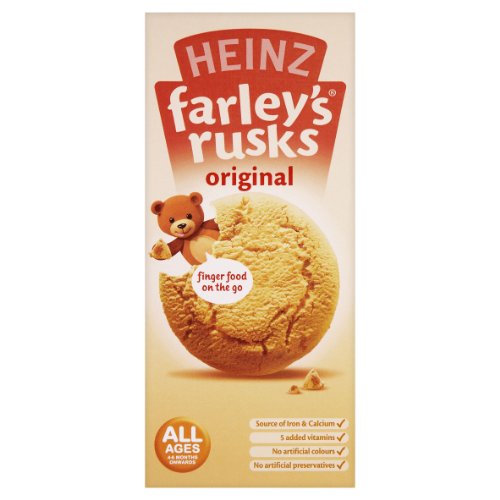 Heinz Farley Rusks, Biscuits For Baby's & Toddlers, 5.3-Ounce Boxes (Pack of 6)