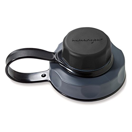 humangear CapCap Wide Mouth Water Bottle Replacement Cap - BLACK / GREY