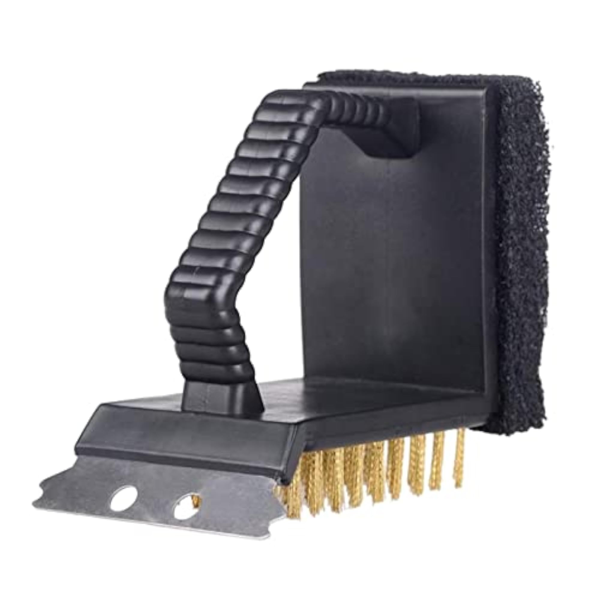 Grill Scrubbing Brush with Scraper for All Grates