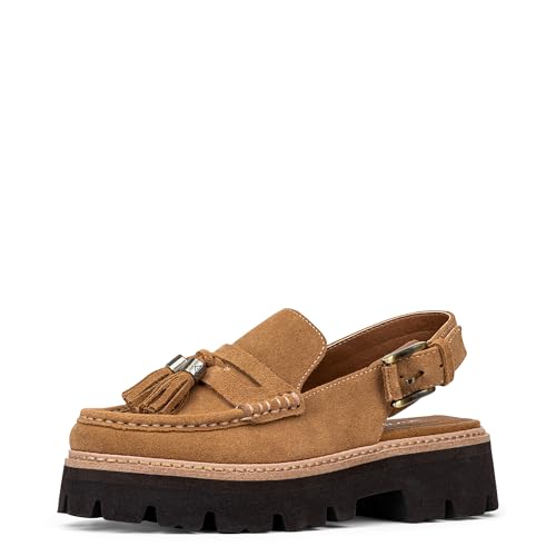 Image of Donald Pliner Women's Essex Slingback Loafers for Women - Comfortable Women's Shoes with EVA Lug Sole, Slingback Shoes