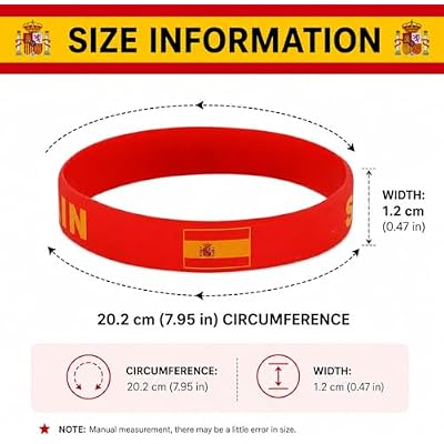 Soccer Fan Gear Set, 2 Silicone Wristbands & 10 Waterproof Flag Temporary Tattoos, Soccer Accessories for Game Day, Watch Party, Sports Fans