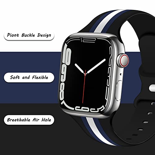 TopPerfekt Designer Sport Straps Compatible Apple Watch Straps 38mm 40mm 41mm Men Kids Women - Image 2