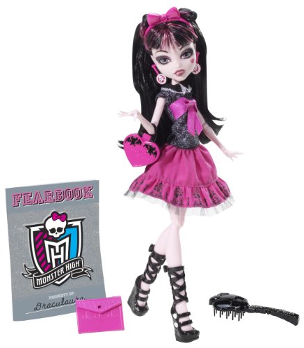 Monster High Mattel Y8497 Poupée Draculaura avec Livre d'année