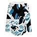 Womens Bodysuit Cute Killer Whale Blue Art T Shirts Long Sleeve Hoodie V Neck Pullover Tops, 2026