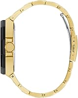 Vista 2 de GUESS Reloj multifunción texturizado dorado y negro, Oro, Classic