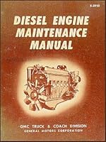 1959-1971 GMC Inline 4-71, 6-71 Diesel Engine Repair Shop Manual Original B00435MYRU Book Cover