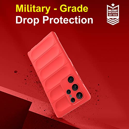 Image of Zapcase Back Case Cover for Samsung Galaxy S26 Ultra 5G | Compatible for Samsung Galaxy S26 Ultra 5G Back Cover | Liquid Silicon Magic Case with Camera Protection | Red