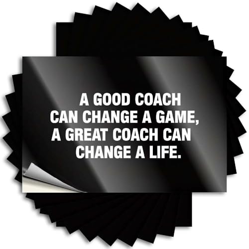 Adesivi per auto A Good Coach Can Change A Game. A Great Coach Can Change A Life. Adesivi 10 adesivi divertenti per cassetta degli attrezzi (12 x 18 cm)