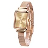 Cadeaux pour les femmes : cette montre élégante et simple est un accessoire intemporel conçu pour les femmes matures et met en valeur le charme unique de la personne qui la porte, ce qui en fait un cadeau parfait pour les femmes. Cadeau idéal pour un anniversaire, la Saint-Valentin, Noël, etc.