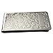 SILBERKANNE Geldscheinklammer Filigran mit Gravurfeld 6x3 cm Silber Plated versilbert in Premium Verarbeitung