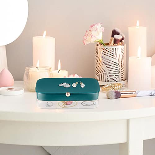 Caixa de Jóias Viagem | Organizador de caixa de jóias de viagem,Caixas de suporte de armazenamento d