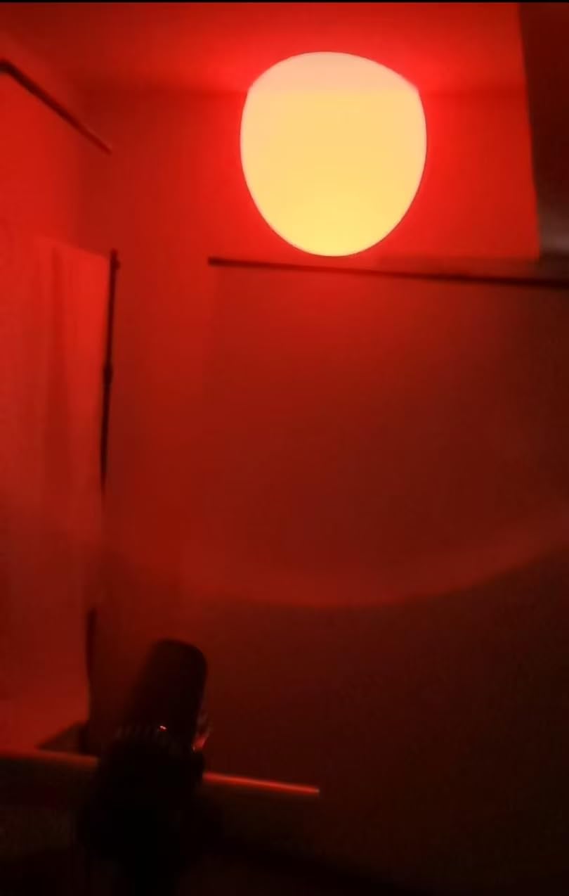 Faretto SENLAN LED 9W RGB 3-in-1 pin spot light con gobo - Per palcoscenico, con telecomando a infrarossi
