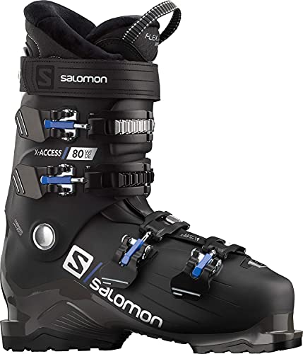Salomon X Access 80 Wide Ski Boots Mens Sz 12/12.5 (30/30.5) Black/White