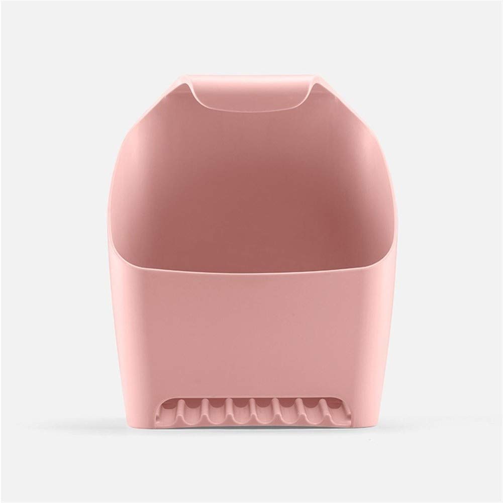 Salle de bains étagère de rangement d'angle plastique pour petit espace rose