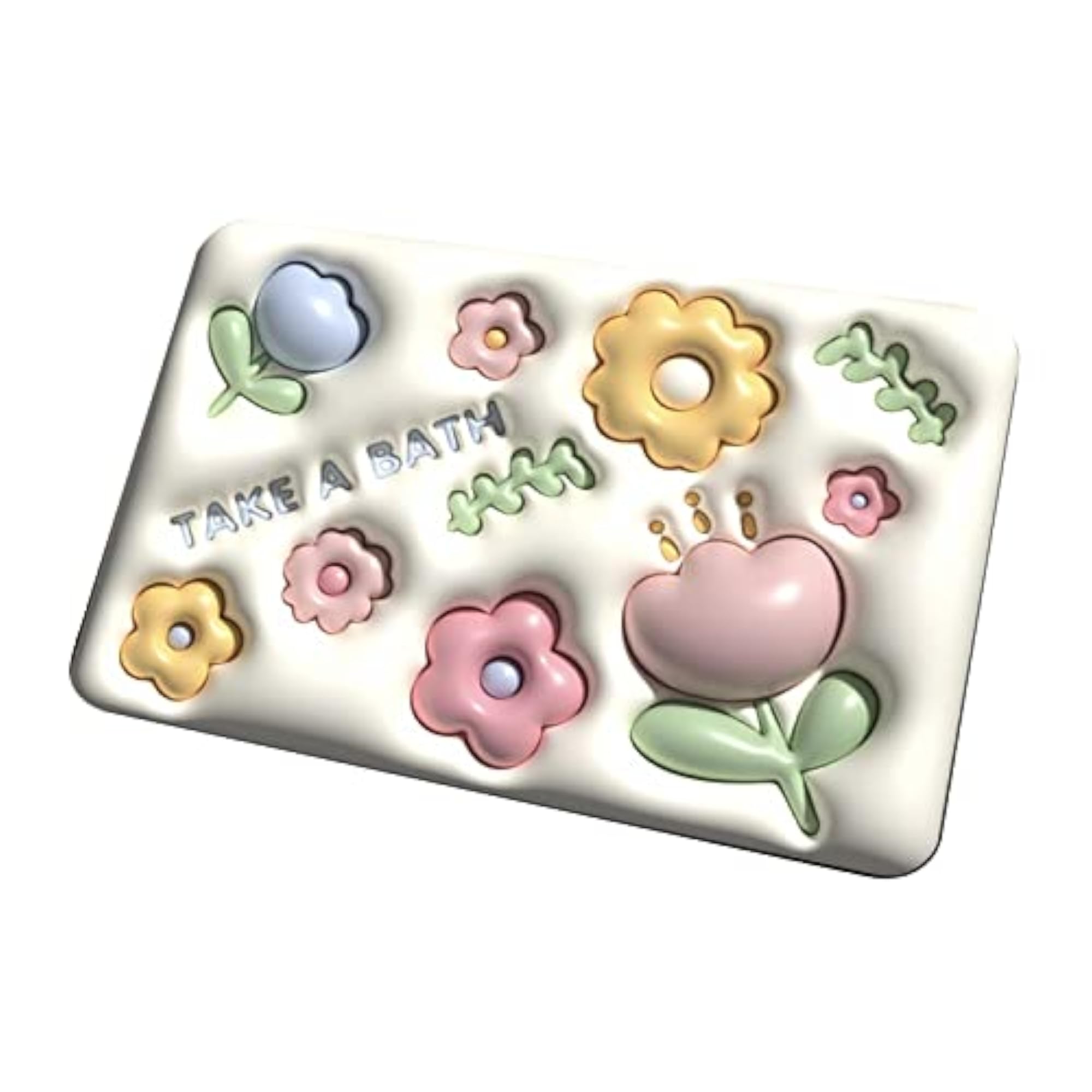 3D Bath Mat Soft Non Slip Flower Entrance Door Mat