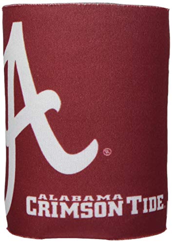 Logo Brands NCAA Alabama Crimson Tide Flat Can Coozie