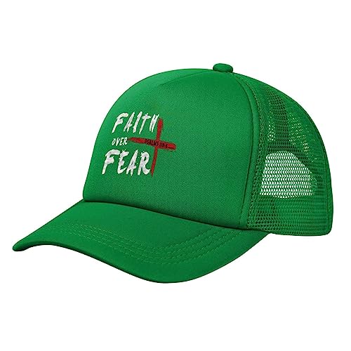 GQWJKSZ Gorra de béisbol Unisex de Malla con la Frase Jesucristo,...