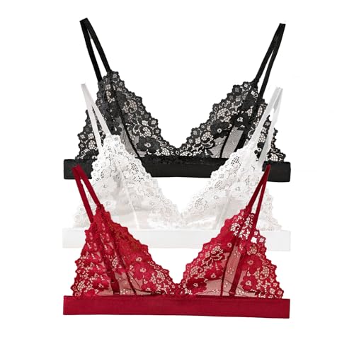Soutien-Gorge Triangle sans Armatures en Dentelle pour Vos Tenues d'Été Légères