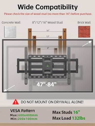 Usx Mount XML008-1K-01 Full Motion Tv Wall Mount thumb #1