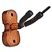 Muse Musical Wood Violin Hanger Hardwood Home & Studio Wall Mount Violin Hanger - Rosewood color