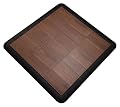 Big Floors 3X3DKMAPLEFLOOR Interlocking Lightweight Plastic Modular Dance Floor Kit (3' x 3'), Dark Maple, 21 Piece