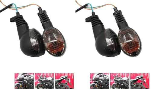 Image of motoparty Motorcycle Turn Signals for Kawasaki EX250R Ninja 250R (Pack of 2)