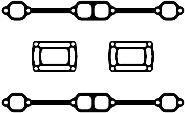 Quicksilver 8M0162518 Exhaust Manifold Gasket Kit, OMC Inboard, 305, 350