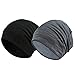 Produktbild O-Kinee Mütze Herren, 2 Stück Dünne Mützen, Slouch Beanie Stricken Unisex Beanie Damen für Sport Chemo Haarausfall Schlaf