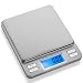 Smart Weigh Digital Pro Pocket Scale with Back-Lit LCD Display, Silver