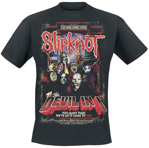 Slipknot The Devil In I Uomo T-Shirt Nero Xl 100% Cotone Regular
