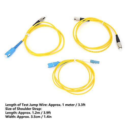 Kit de ferramentas FTTH, fonte de luz ótica de silicone ABS, resistente a quedas para a indústria