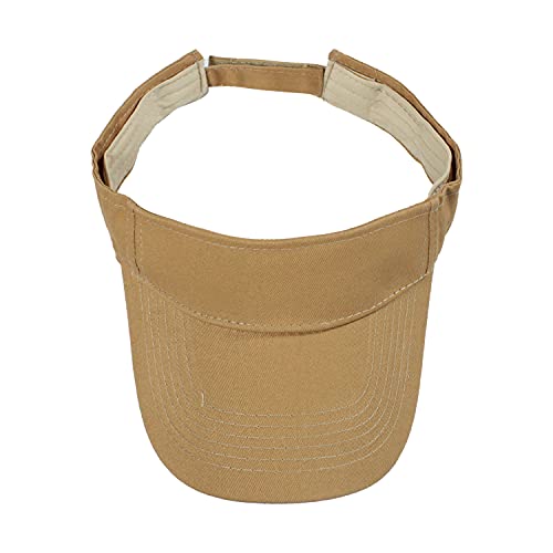 Image of HH HOFNEN Sports Sun Visor Hats Cotton Twill Ball Adjustable Sun Caps for Men Women