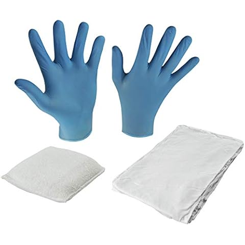 Staining Kit with Gloves, Sponge, and Cloth Cover