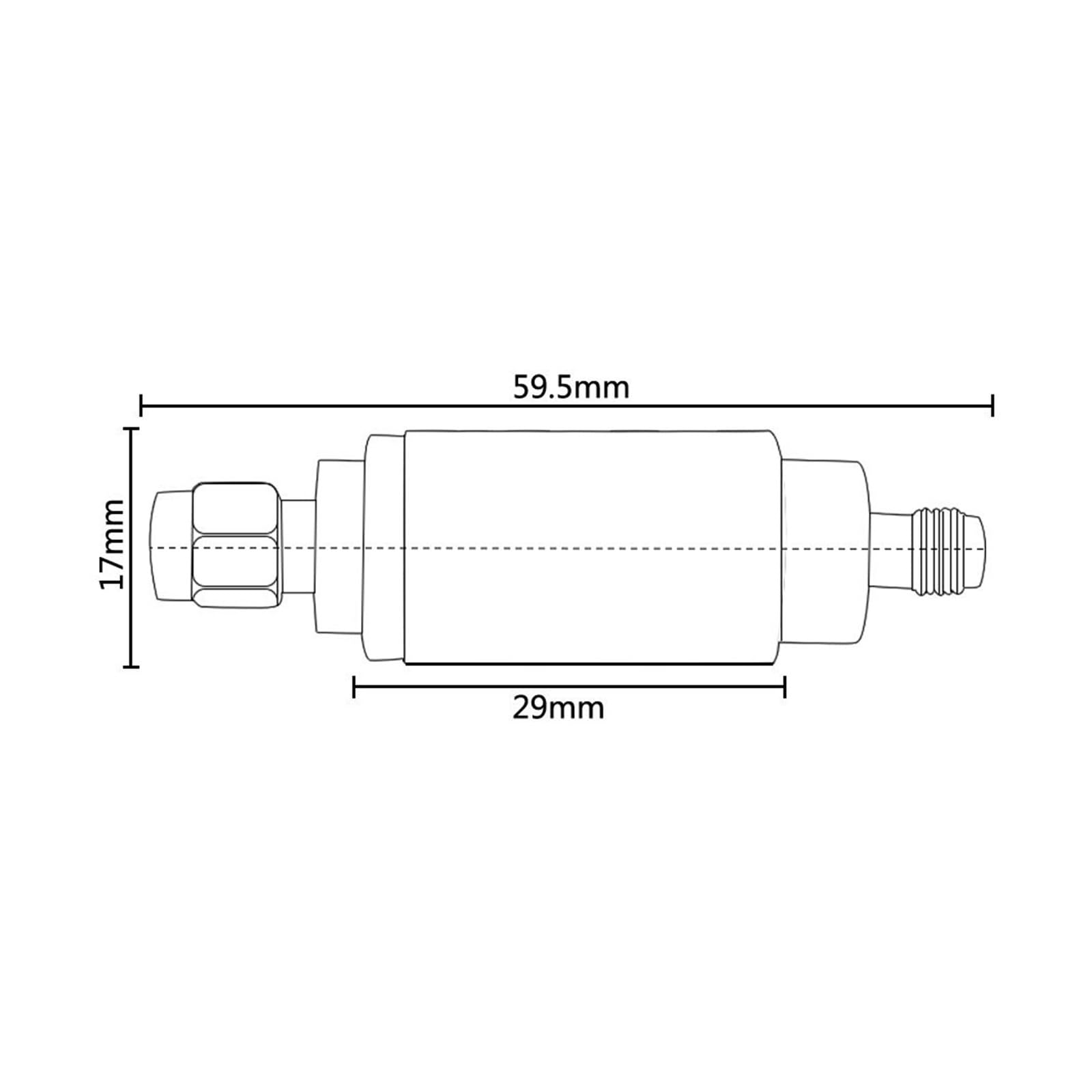 Attenuatore Attenuatore coassiale RF SMA-JK da 5 W, 0-4 GHz, 0-3 GHz, 1-50 Db(2db 4GHZ)