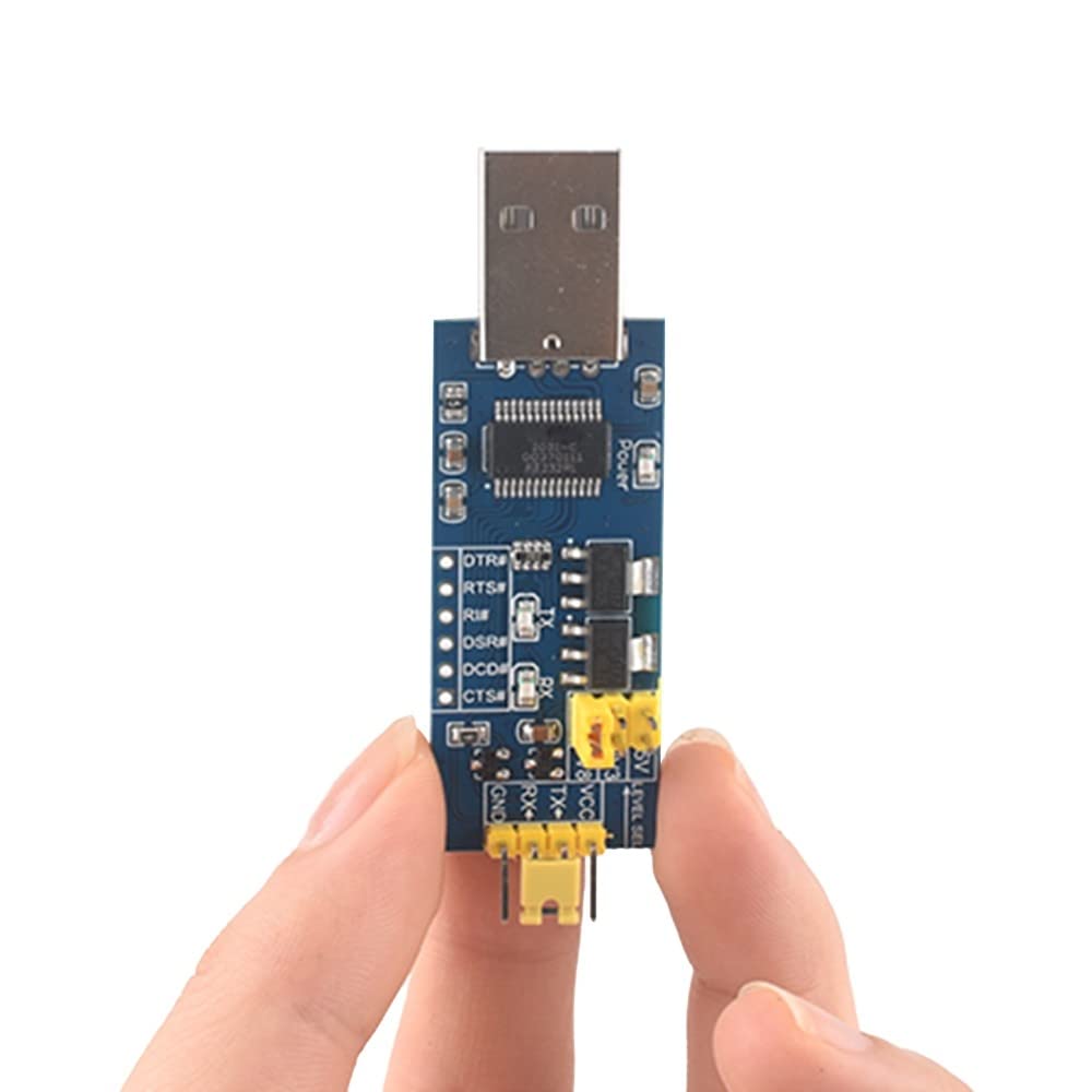 Adattatore seriale da USB a TTL, modulo convertitore da 5/3,3/1,8 V FT232RL, codice FT232RL, downloader programmatore con cavo per