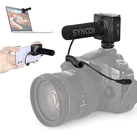 SYNCO Micrófono Cámara Reflex, Mic U3 Microphone Condensador Cardioide Cover