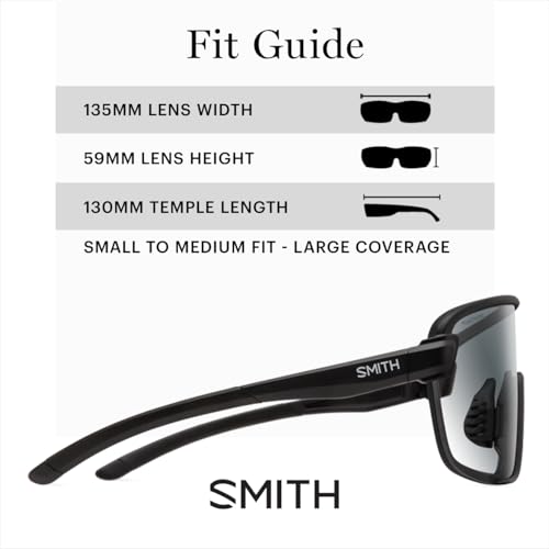 Image of SMITH Bobcat Sunglasses - Shield Lens Performance Sports Sunglasses for Skiing, Biking, MTB & More - for Men & Women