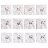 Vynetra Hochzeits-Taschentuch, weiße Spitze, Taschentuch für Bräutigam, Damen, Taschentücher, Hochzeitstücher, Spitze, LilyA, One size