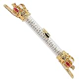 Mezuzá de puerta religiosa judía: la artesanía fina y la apariencia vintage de esta mezuzá agregan un retro y elegante para su hogar, mezuzá