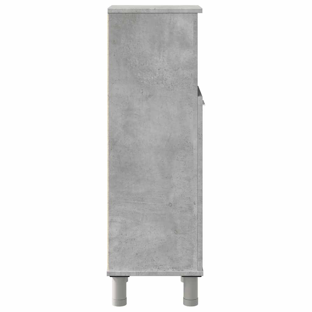 vidaXL Szafka łazienkowa, szarość betonu, 30x30x95 cm, płyta wiórowa, meble łazienkowe, wąska szafka łazienkowa, meble do łazienki, regał łazienkowy