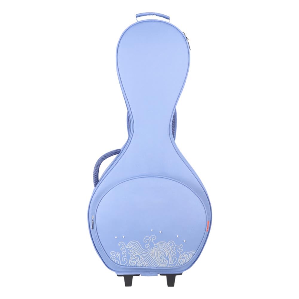 Borsa per liuto cinese, borsa portatile per liuto con ruote, custodia per strumenti a pipa cinese, borsa per strumenti a pipa cinese, borsa per liuto ispessita, custodia per liuto, custodia per liuto,