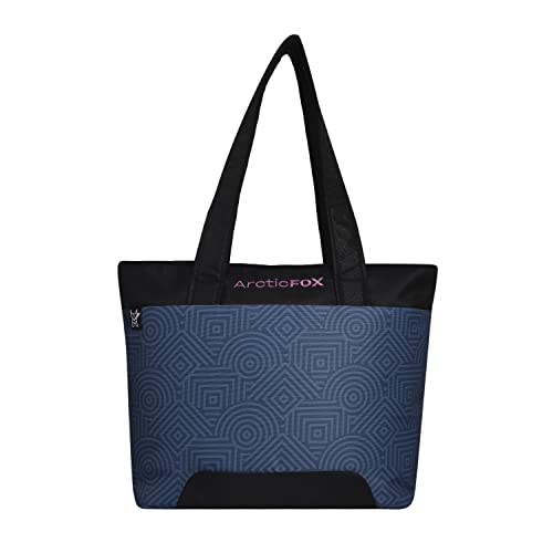 Arctic Fox 14 Inch Laptop Dark Denim Lattice tote for Women