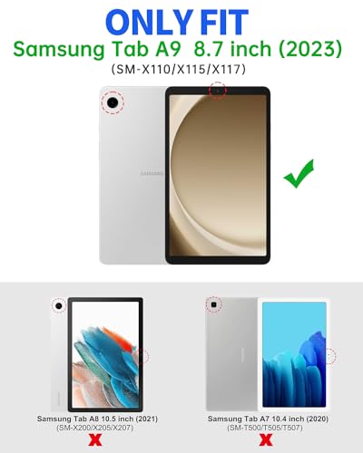 Coque Samsung Galaxy Tab A9 2023 protection antichoc robuste avec sangle et support - 2
