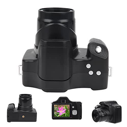Câmera HD SLR, Câmera Digital Preta para Reuniões Familiares Em Viagens Ao Ar Livre (Tipo padrão)