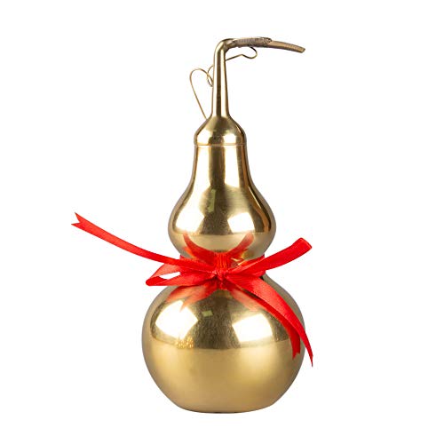 Brass Statu BRABUD Chinese Feng Shui Alloy Gourd Statue...